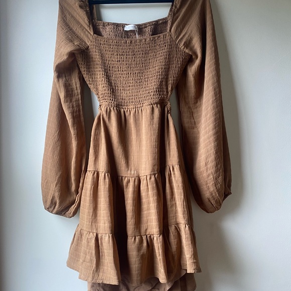 12th Tribe Dresses & Skirts - 12th Tribe NWT M Jolene dress brown